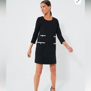 Tuckernuck Black Francoise Mod Mini Dress Size Small